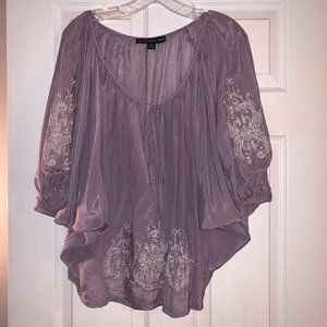 Gemstone Lavender Batwing top